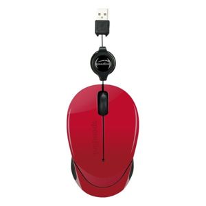 Mobilná myš Speedlink Beenie Mobile Mouse Wired USB, červená SL-610012-RD