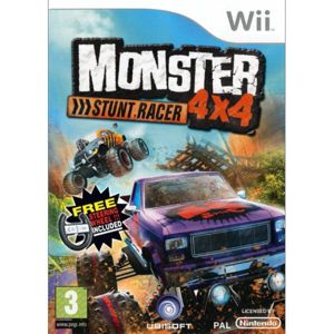 Monster 4x4: Stunt Racer + volant Wii
