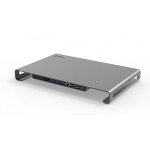 Multifunkčný hliníkový stojan na notebook/monitor Swissten s USB-C HUB 44040104