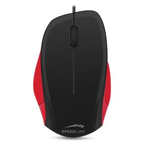 Myš Speedlink Ledgy Mouse wired, čierno-červená SL-610000-BKRD