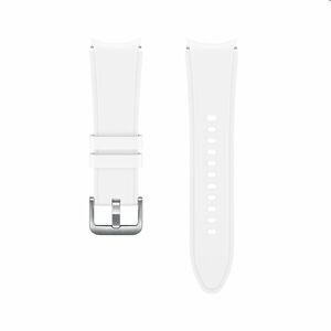 Náhradný športový remienok s ryhovaním pre Samsung Galaxy Watch4 (veľkosť M/L), white ET-SFR89LWEGEU
