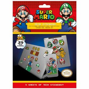 Nálepky Nintendo Super Mario Bros. Mushroom Kingdom TS7405