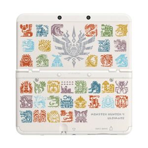 New Nintendo 3DS Cover Plates, Monster Hunter 4: Ultimate white