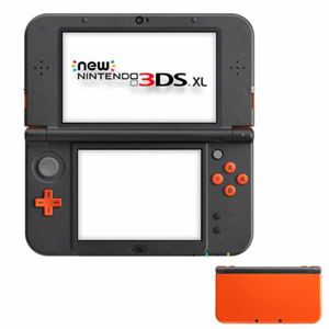 New Nintendo 3DS XL, orange + black
