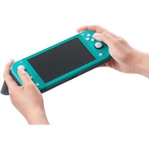 Nintendo Switch Lite preklápacie puzdro a ochranná fólia, šedé HDH-A-CSSAA