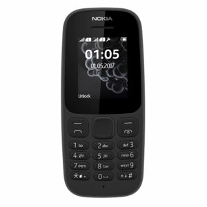 Nokia 105 Dual Sim 2019, black 16KIGB01A04