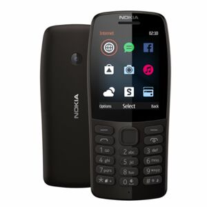 Nokia 210, Dual SIM, black 160TRB01A04