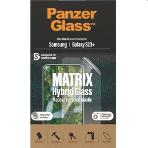 Ochranné sklo PanzerGlass Matrix UWF AB FP wA pre Samsung Galaxy S23 Plus, čierne 7319