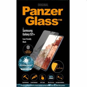 Ochranné temperované sklo PanzerGlass Case Friendly pre Samsung Galaxy S21 Plus - G996B, Fingerprint komp., black 7257