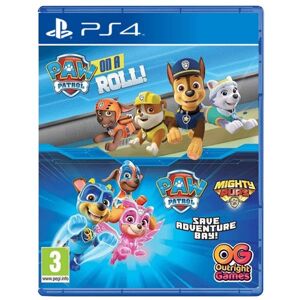 Paw Patrol: On a roll! and PAW Patrol: Mighty Pups Save Adventure Bay Bundle PS4