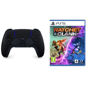 PlayStation 5 DualSense Wireless Controller, midnight black + Ratchet & Clank: Rift Apart CZ CFI-ZCT1W