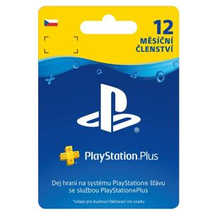 PlayStation Plus 12 mesiacov - darčeková karta CZ