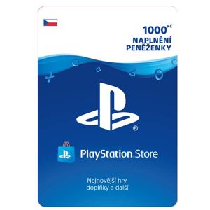 PlayStation Store naplnenie peňaženky 1000 Kč