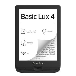 Pocketbook 618 Basic Lux 4 Ink Black, čierny PB618-P-WW