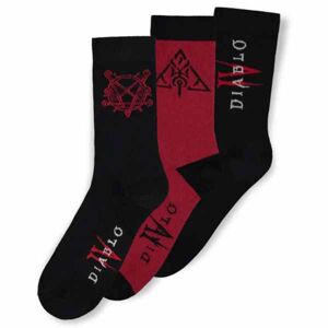 Ponožky (3-Pack) Hell (Diablo IV) 4346 CR350173DIA-4346