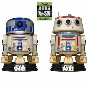 POP! 2 Pack: R2 D2 a R5 D4 (Star Wars) 2023 Galactic Convention Exclusive POP-2Pack