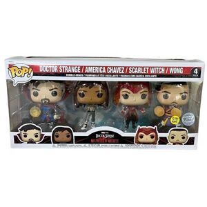 POP! 4 Pack Doctor Strange in the Multiverse of Madness (Marvel) Special Edition (Glows in The Dark) 4 pack