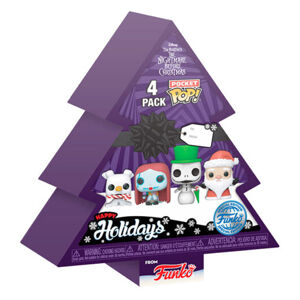 POP! 4-Pack: Tree Holiday Box (Predvianočná nočná mora) Špeciálna Edícia (Pocket POP!)