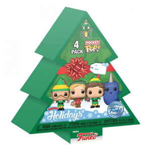 POP! 4-Pack: Tree Holiday Box (Vianočný škriatok) Špeciálna Edícia (Pocket POP!)