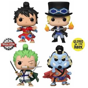 POP! Animation: 4 Pack (One Piece) Special Editon (Glows in The Dark) 4 Pack