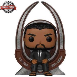 POP! Deluxe: Black Panther Legacy S1 T’Challa on Throne (Marvel) Special Edition POP-1113