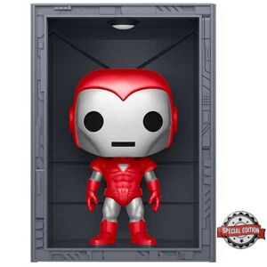 POP! Deluxe: Iron Man Hall of Armor Iron Man Model 8 (Marvel) Previews Edition (Metallic) POP-1038