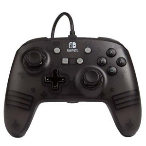 Power A Enhanced Wired Controller for Nintendo Switch, black frost