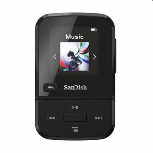 Prehrávač SanDisk MP3 Clip Sport Go 16 GB, čierny SDMX30-016G-E46R