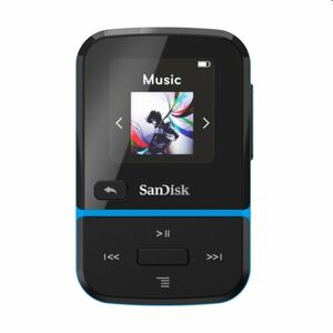 Prehrávač SanDisk MP3 Clip Sport Go 16 GB, modrý SDMX30-016G-E46B