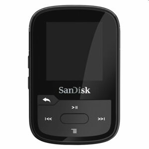Prehrávač SanDisk MP3 Clip Sport Go Plus 16 GB, čierny SDMX28-016G-G46K