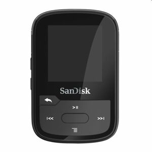 Prehrávač SanDisk MP3 Clip Sport Plus 32 GB, čierny - OPENBOX (Rozbalený tovar s plnou zárukou) SDMX32-032G-E46K