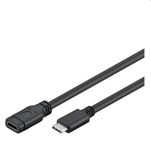PremiumCord Prodlužovací kabel USB 3.1 konektor C male - C female, černý, 2m ku31mf2