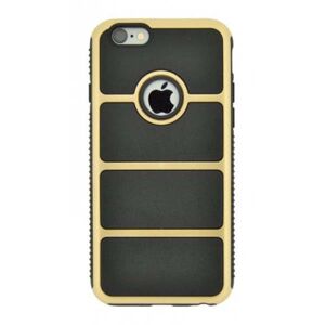 Puzdro 4-OK Cover Chrome Iron Pre iPhone 6, Čierno-zlaté CRIR6O