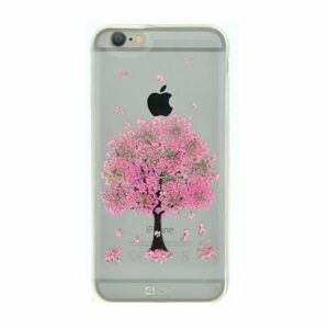 Puzdro 4-OK kvetinové pre Apple Iphone 7, Motív-Pink Tree FCI7PT