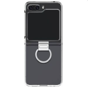 Puzdro Clear Cover s držiakom na prst pre Samsung Galaxy Z Flip5, transparent GP-FPF731SBDTW