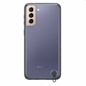 Puzdro Clear Protective Cover pre Samsung Galaxy S21 - G991B, black (EF-GG991C) EF-GG991CBEGWW