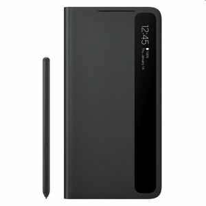 Puzdro Clear View Cover pre Samsung Galaxy S21 Ultra - G998B, black + S-Pen (EF-ZG99PC) EF-ZG99PCBEGEE