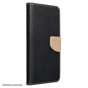 Puzdro FANCY Book pre Samsung Galaxy A53, čiernezlaté TEL140976