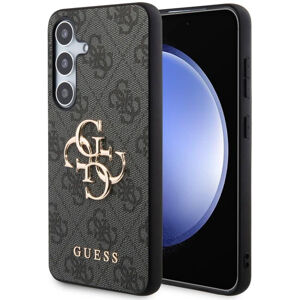 Puzdro Guess 4G Metal Logo pre Samsung Galaxy S24 Plus, šedé 57983119483