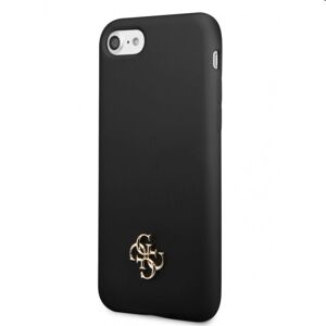 Puzdro Guess 4G Silicone Metal Logo pre Apple iPhone 78SE2020SE2022, čierne 57983108258