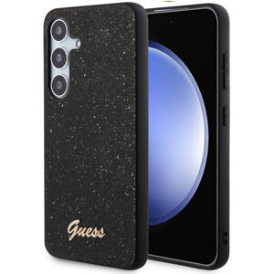 Puzdro Guess Glitter Flakes pre Samsung Galaxy S24 Plus, čierne 57983119492