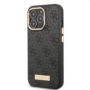 Puzdro Guess PU 4G MagSafe pre Apple iPhone 13 Pro, čierne 57983109670