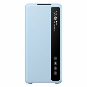Puzdro Clear View Cover pre Samsung Galaxy S20 Plus, sky blue EF-ZG985CLEGEU