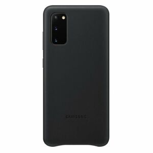 Puzdro Leather Cover pre Samsung Galaxy S20, black EF-VG980LBEGEU