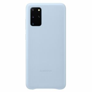 Puzdro Leather Cover pre Samsung Galaxy S20 Plus, sky blue EF-VG985LLEGEU