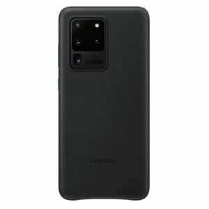 Puzdro Leather Cover pre Samsung Galaxy S20 Ultra, black EF-VG988LBEGEU