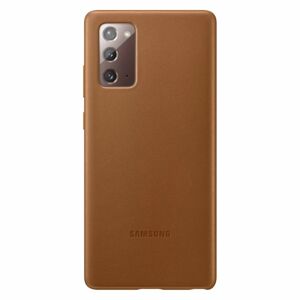 Puzdro Samsung Leather Cover pre Galaxy Note 20 - N980F, brown (EF-VN980LAE) EF-VN980LAEGEU