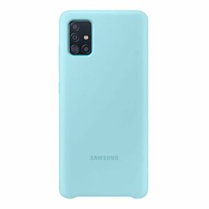 Puzdro Samsung Silicone Cover EF-PA515TLE pre Samsung Galaxy A51 - A515F, Blue EF-PA515TLEGEU