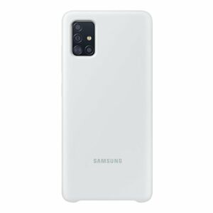 Puzdro Samsung Silicone Cover EF-PA515TWE pre Samsung Galaxy A51 - A515F, White EF-PA515TWEGEU