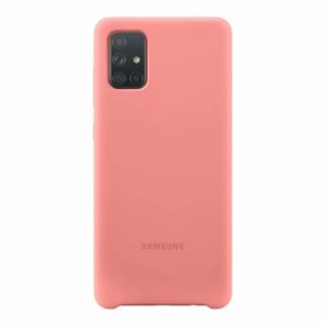 Puzdro Samsung Silicone Cover EF-PA715TPE pre Samsung Galaxy A71 - A715F, Pink EF-PA715TPEGEU